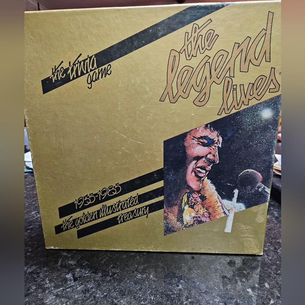 The Legend Lives Elvis Trivia Game 1935-1985Vintage. VINTAGE